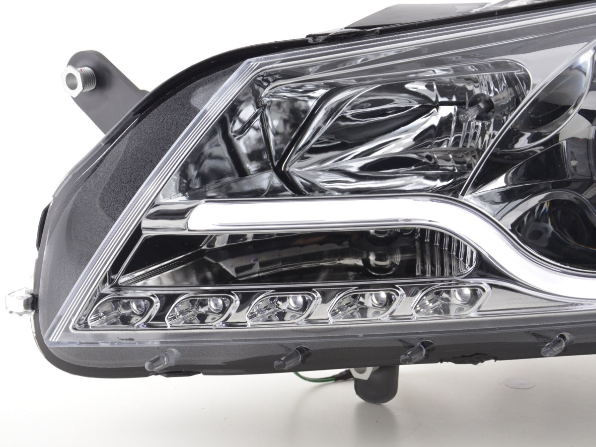 Scheinwerfer Set Daylight LED TFL-Optik VW Passat B7 3C 10- chrom Scheinwerfer Set Daylight LED TFL-Optik VW Passat B7 3C 10- chrom